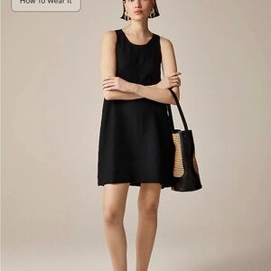 J. Crew Classic Black Mini Dress